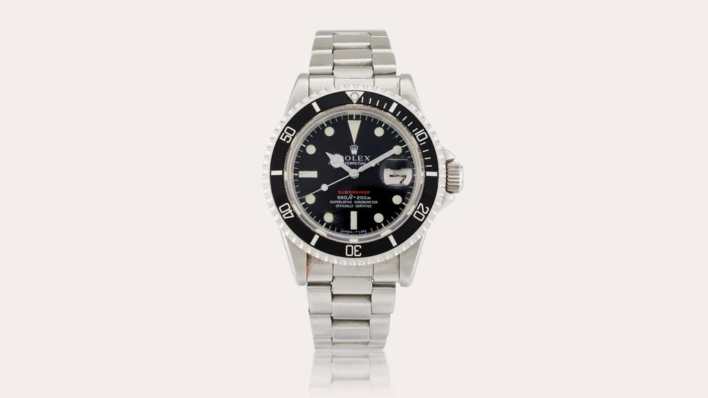 The Rolex Ref. 1680 “Red” Submariner owned and worn by Al Giddings, circa 1976 Al Giddings Rolex Ref. 1680 Submariner